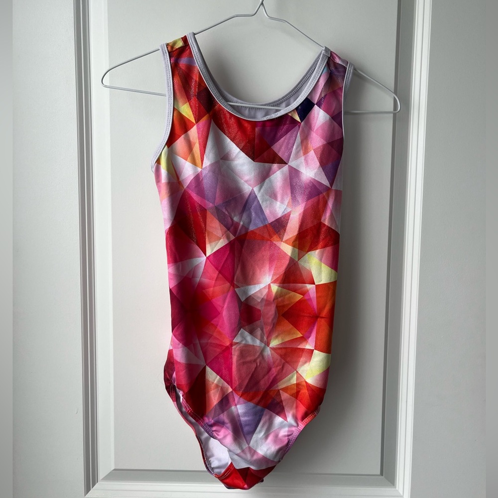 geometric leotard